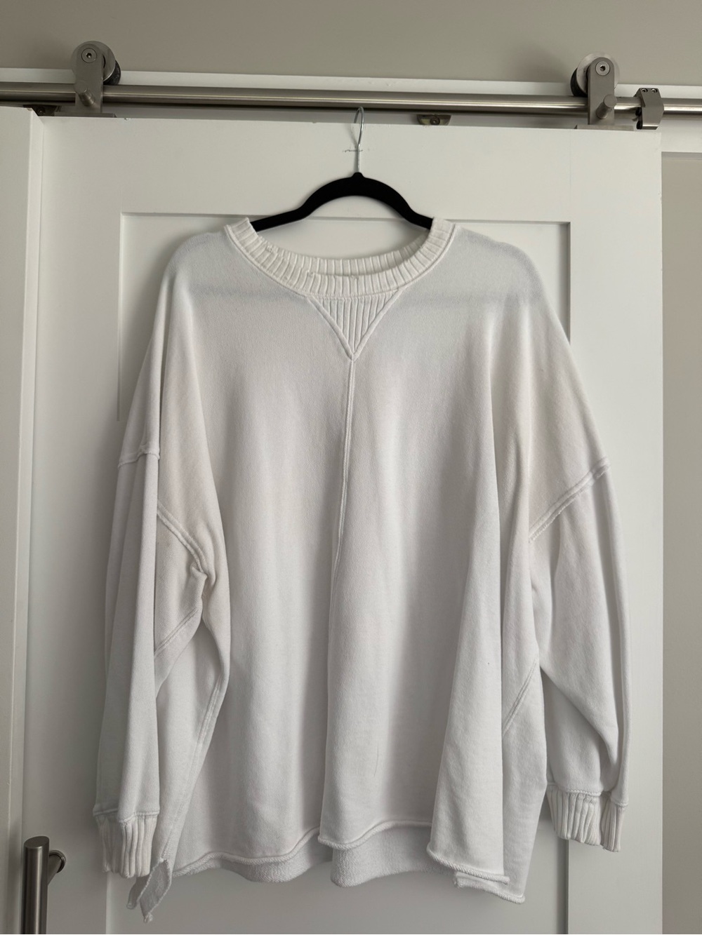 Aerie Relaxed Crewneck Sweater - White